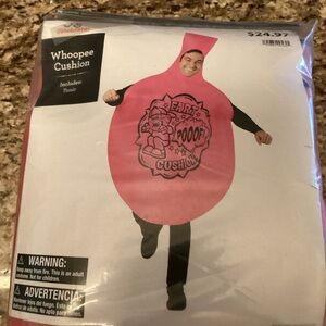 Whoopie cushion costume size adult small to extra large
